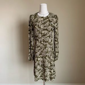 & Other Stories Leopard Animal Print Dress